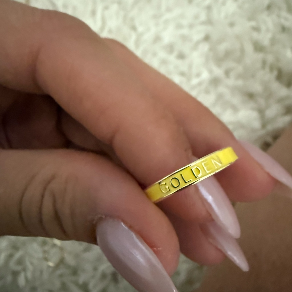 Yellow 'Golden' Ring